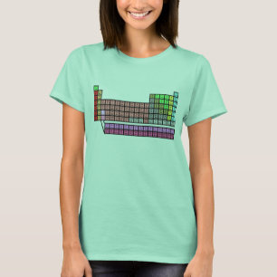 Periodiskt bord (mörk) t-shirt