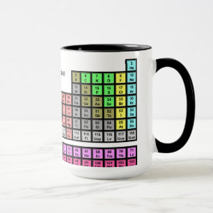 Periodiskt bord mugg