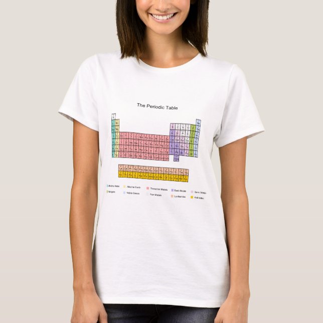 Periodiskt bord t-shirt (Framsida)