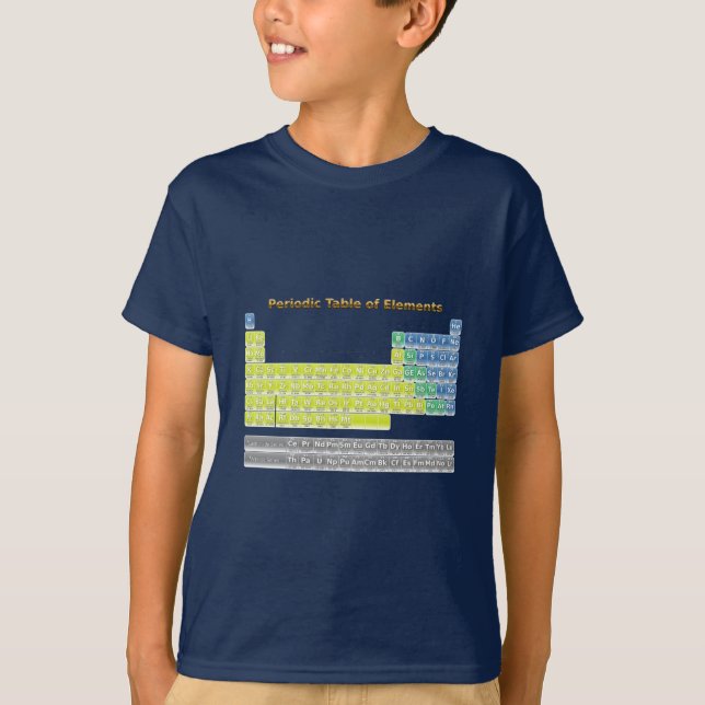 Periodiskt bord t-shirt (Framsida)