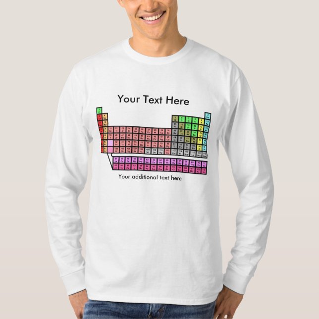 Periodiskt bord t shirt (Framsida)