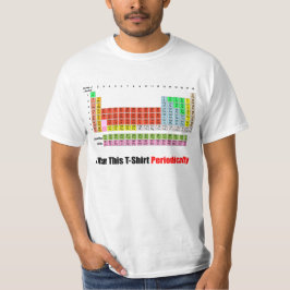 Periodiskt bord t-shirt