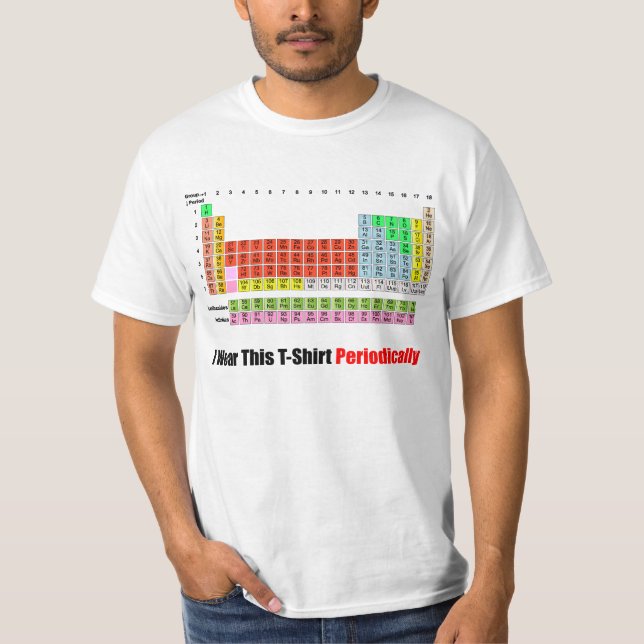 Periodiskt bord t-shirt (Framsida)