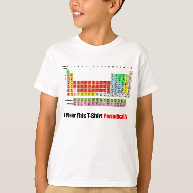 Periodiskt bord tee (Framsida)