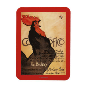 Periodiskt Cocorico Tupp-Poster Magnet