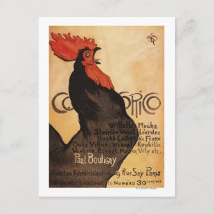 Periodiskt Cocorico Tupp-Poster Vykort
