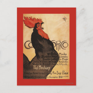 Periodiskt Cocorico Tupp-Poster Vykort