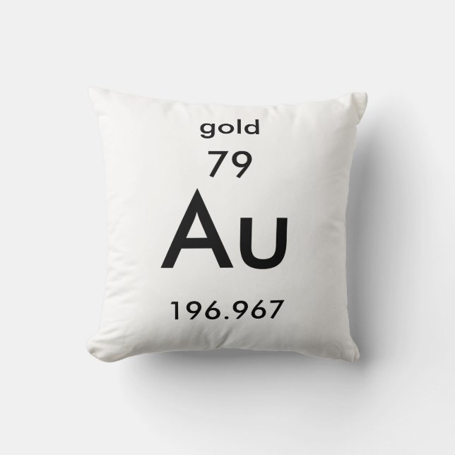 Periodiskt guld för bord 79 kudder kudde (Framsida)