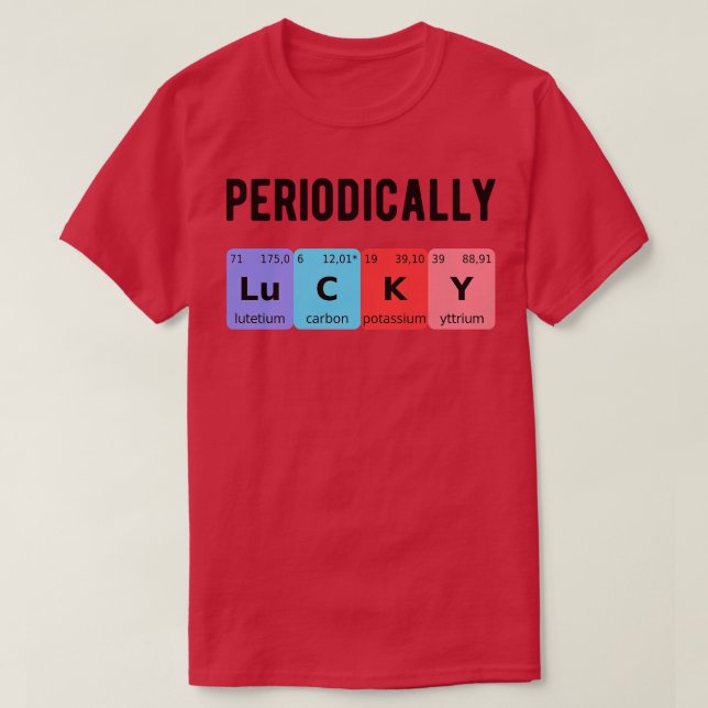 Periodiskt Lucky II T Shirt (Design framsida)