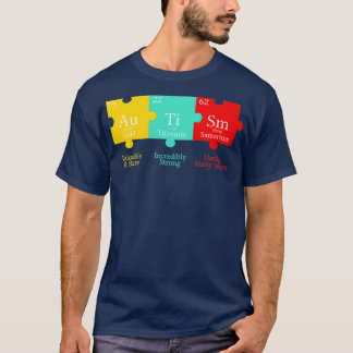 Perioditc Bord Autism Awareness T Shirt
