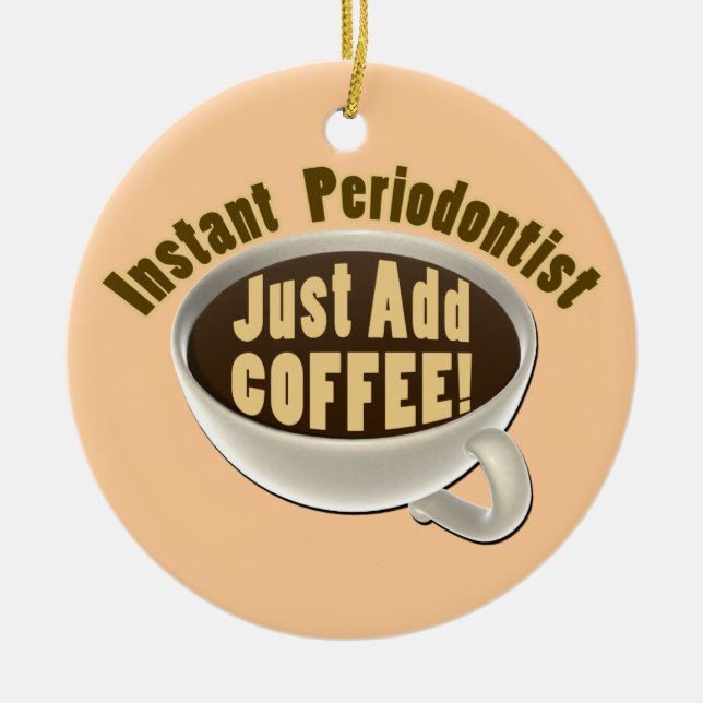 Periodontist Julgransprydnad Keramik (Framsidan)