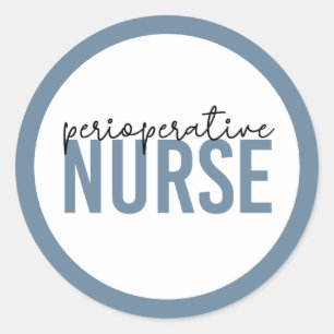 Perioperativ Nurse RN ELLER Nurse Runt Klistermärke