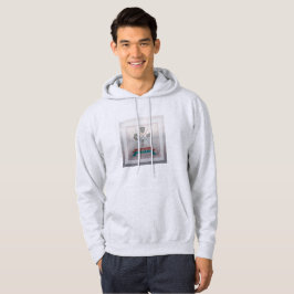 Périph kvadrerar hoodien sweatshirt med luva