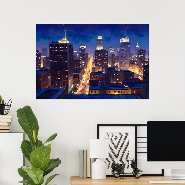 Peripheral Metropolis View Poster (Hemmakontoret)