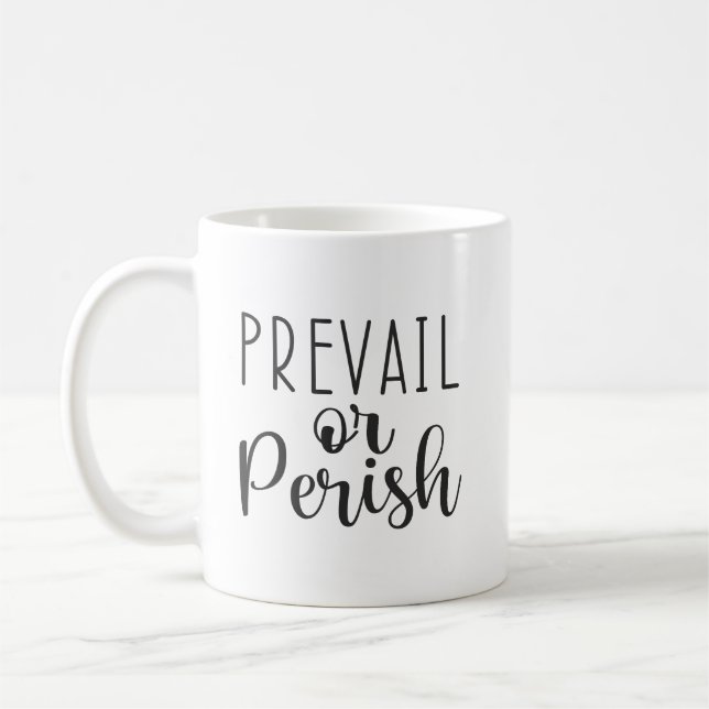 Perish, Gym, Hustle, Success Motivation Kaffemugg (Vänster)