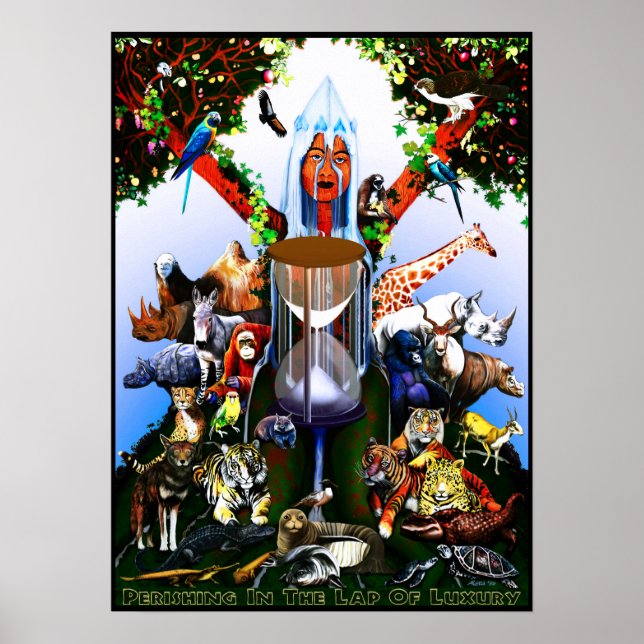 "Perishing in the Lap of Luxury" av Aleta 2017 Poster (Framsidan)