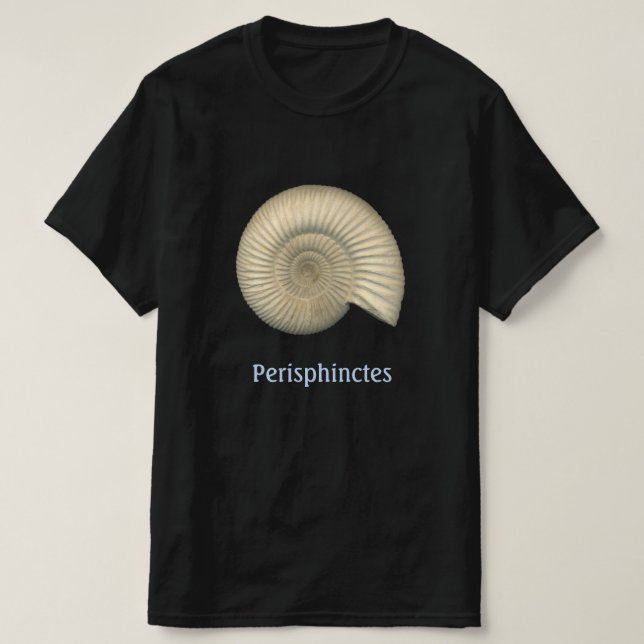 Perisphinctes Ammonite T Shirt (Design framsida)