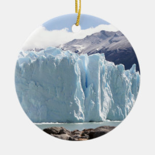 Perito Moreno glaciär, Argentina 2 Julgransprydnad Keramik