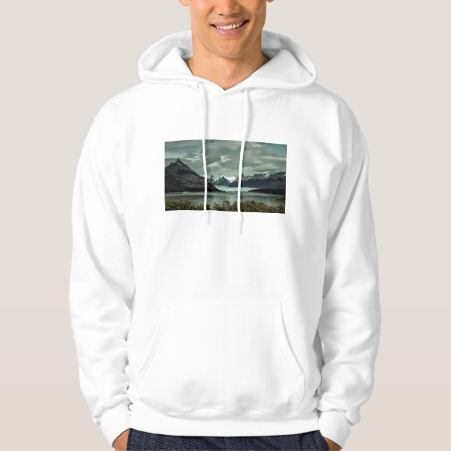 Perito Moreno glaciär, Lago Argentino Sweatshirt Med Luva (Framsida)