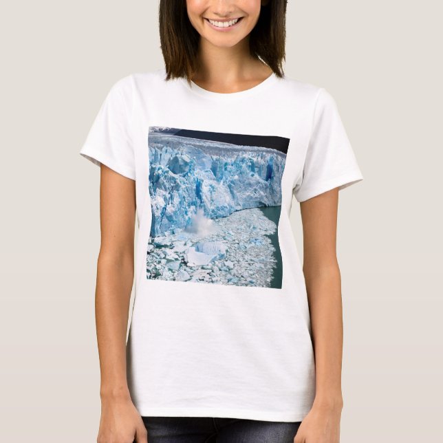 Perito Moreno glaciär, nationalpark för Los Tee Shirt (Framsida)