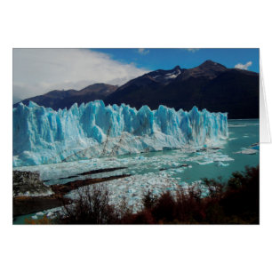 Perito Moreno Glacier Front i Andes Hälsningskort
