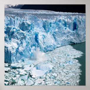 Perito Moreno Glacier, Los Glaciares nationalpark Poster