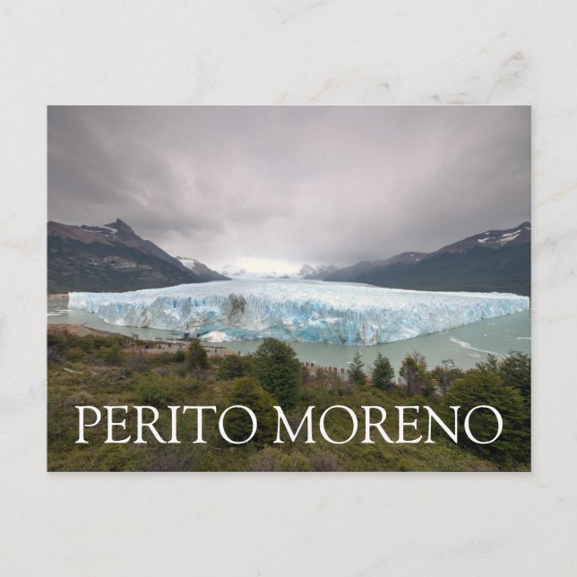 Perito Moreno-glacieren, Argentina Vykort (Framsida)