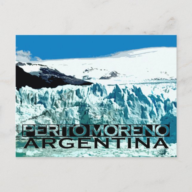 Perito Moreno Vykort (Framsida)