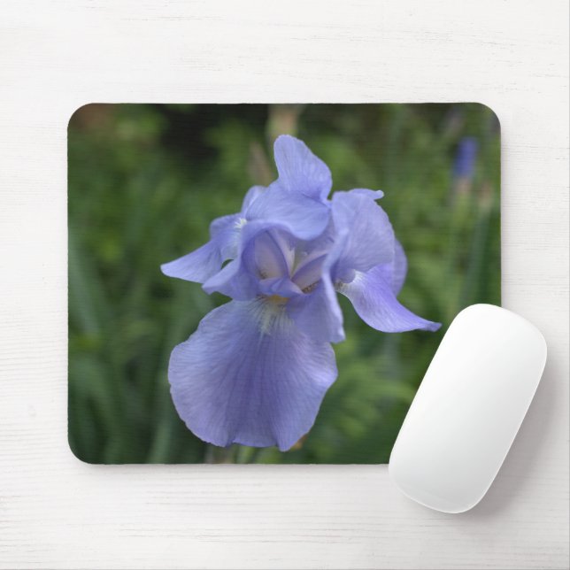Periwinke Blue Iris Mousepad Musmatta (Med mus)