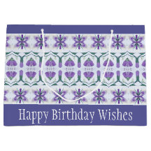 Periwinkle-Blommigt acccenterad