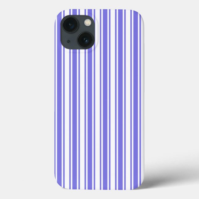 Periwinkle blue och white candy rand Fodral-Mate (Baksida)