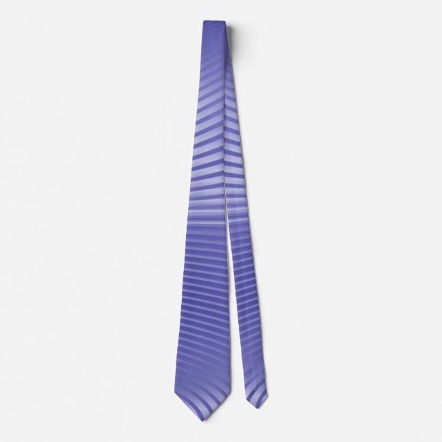 Periwinkle Blue Vågar Neck Tie Slips (Framsida)