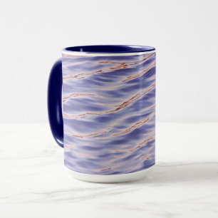 Periwinkle Blue Vatten Abstrakt Art Mugg