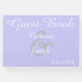 Periwinkle Bröllop Gästböcker