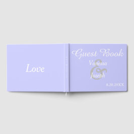Periwinkle Bröllop Gästböcker