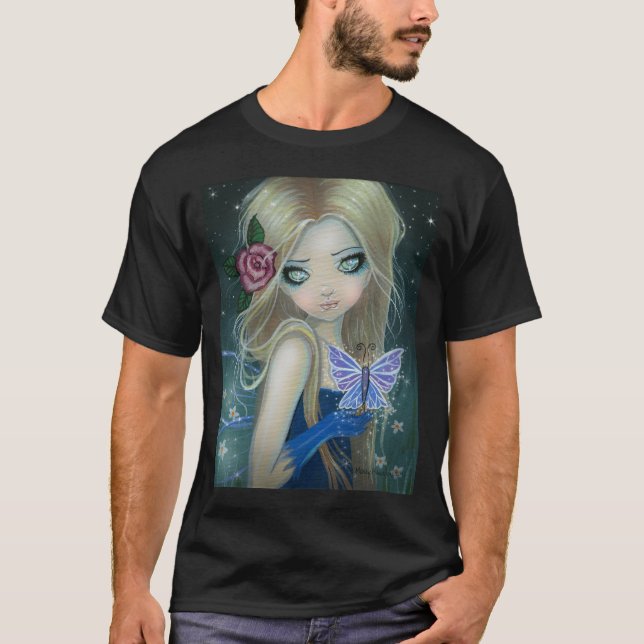 Periwinkle Butterfly Fairy Fantasy t-shirt (Framsida)