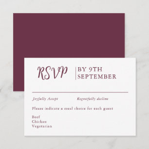 Periwinkle Decorative Bröllop Calligraphy OSA Kort