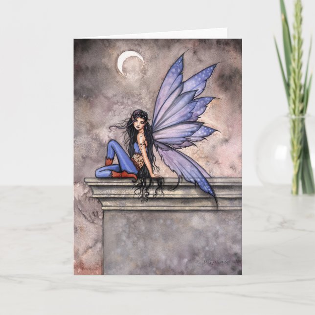 Periwinkle Fairy Card by Molly Harrison Kort (Framsida)