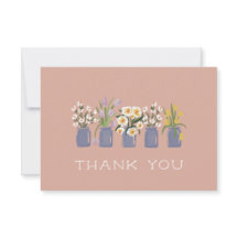 Periwinkle Flower Cart Matching Mason Burk