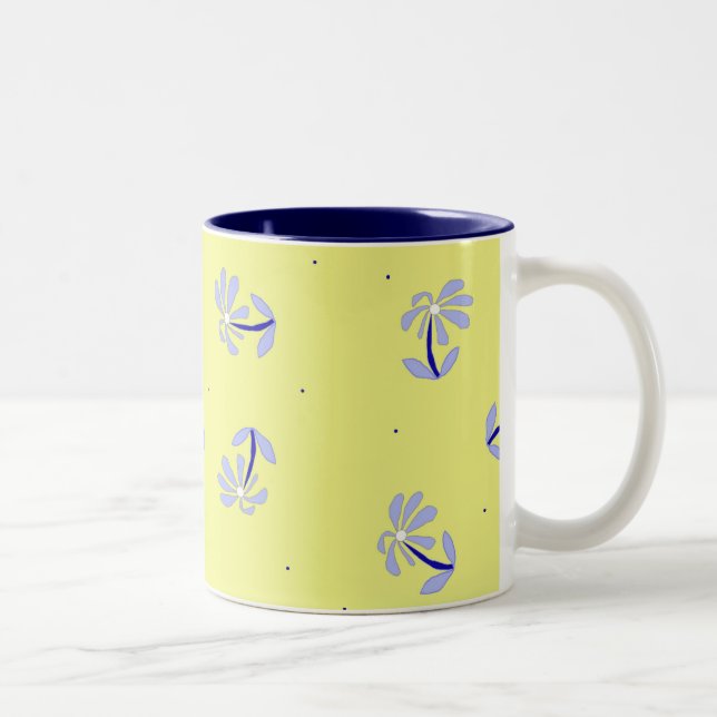 Periwinkle Flowers mugg (Höger)