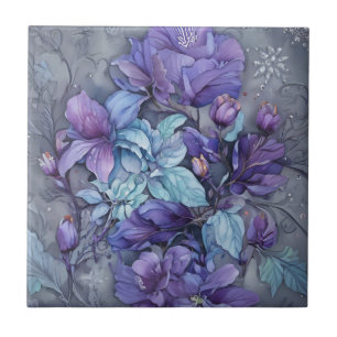 Periwinkle Garden Kakelplatta