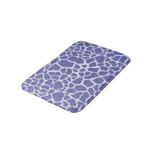 Periwinkle Giraffe Skriv ut Badrumsmatta