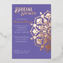 Periwinkle GoldIndian Henna Mandala Möhippa