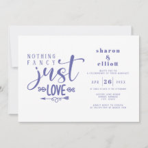 Periwinkle Ingenting Finare Just Kärlek Bröllop