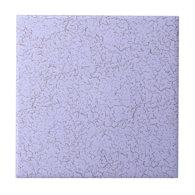 PeriWinkle Lila Crackle Glaze Solid Färg Tile Kakelplatta (Framsidan)