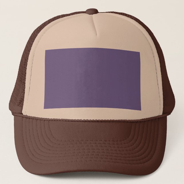 Periwinkle, Lila Sage Bush Truckerkeps (Framsida)