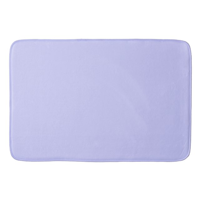 Periwinkle Lila Solid Färg Bath Mat Badrumsmatta (Framsidan)