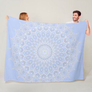 Periwinkle Mandala - Bora i Juniper Berry Fleecefilt