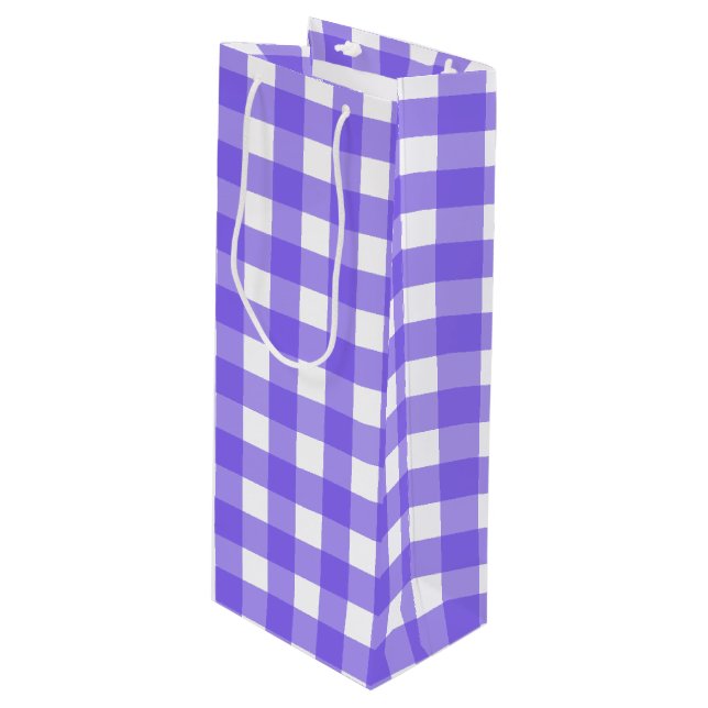 Periwinkle och white gingham (Framsidan Vinklad)
