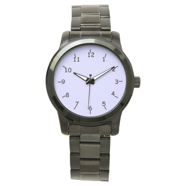 Periwinkle Oversized Black Bracelet Armbandsur (Framsida)
